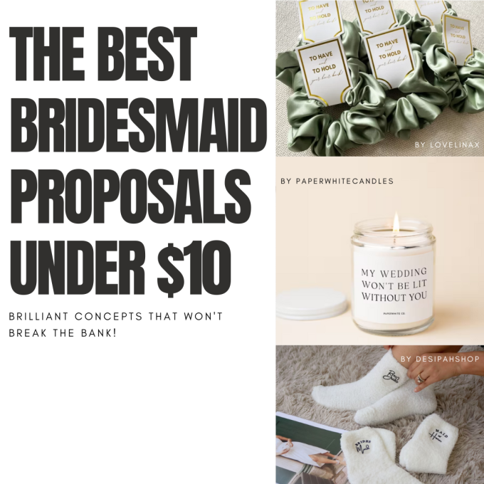 affordable bridesmaid proposal gift ideas under 10 dollars