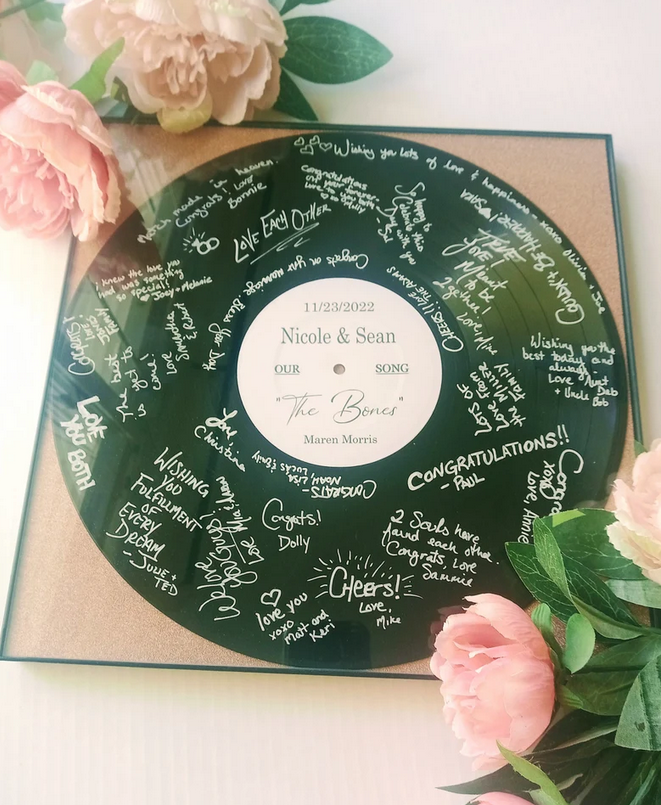 Top 3 Places to Get a Vinyl Record Guest Book for Your Wedding
