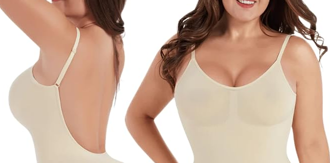 black halter neck backless dress Strapless Butt Lifting Bodysuit Shapewear main image 0