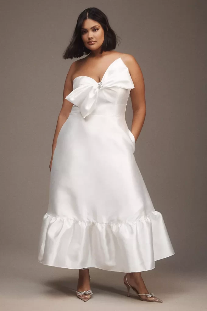 19 Cutest Bow Back Wedding Dresses: Bridal Shower or Reception 19 Cutest Bow Back Wedding Dresses: Bridal Shower or Reception
