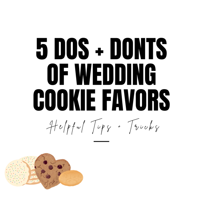 wedding cookie favors