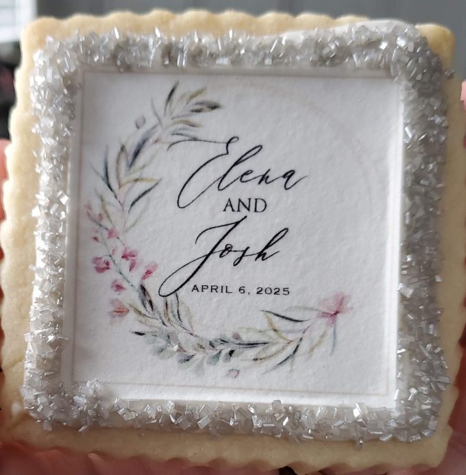 wedding favor cookies by stone house oven