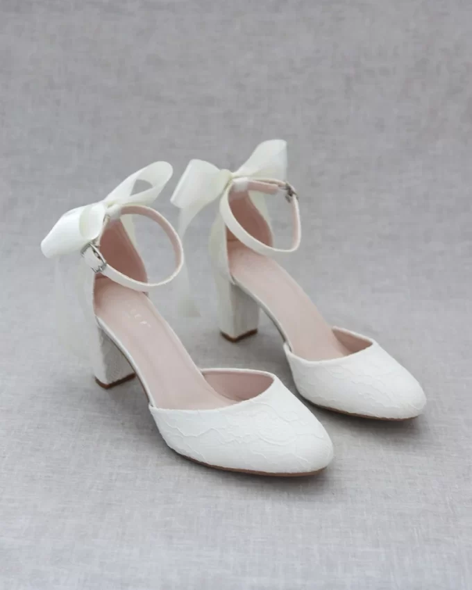 31 Best Bow Wedding Heels + Shoes for the Bride