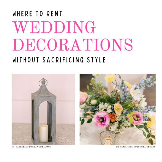 Where to Rent Wedding Decorations Online at Affordable Prices