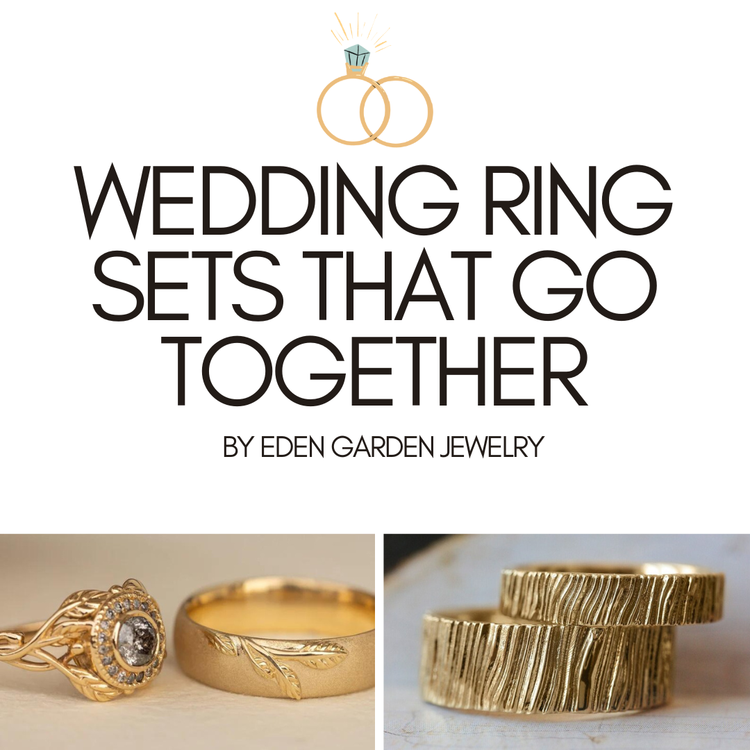 Wedding ring sets that fit together sales
