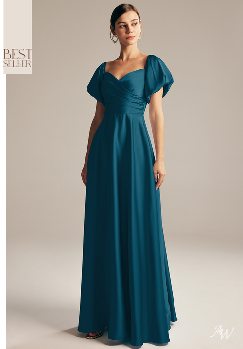 27 Most Flattering Satin Bridesmaid Dresses in All Sizes + Fits