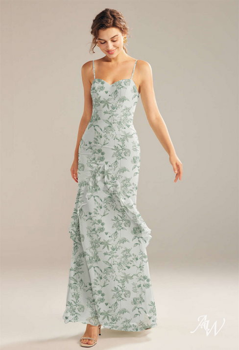 Sage Bridesmaid Dresses: Midi, Maxi, Floral Print + More!