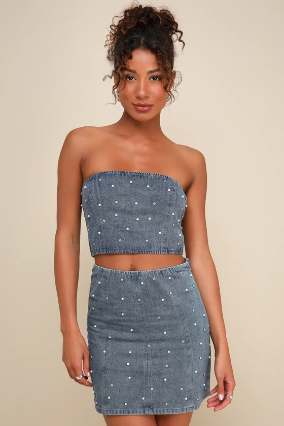 navy blue dress for baby girl How to Plan a Denim & Diamonds Bachelorette Party