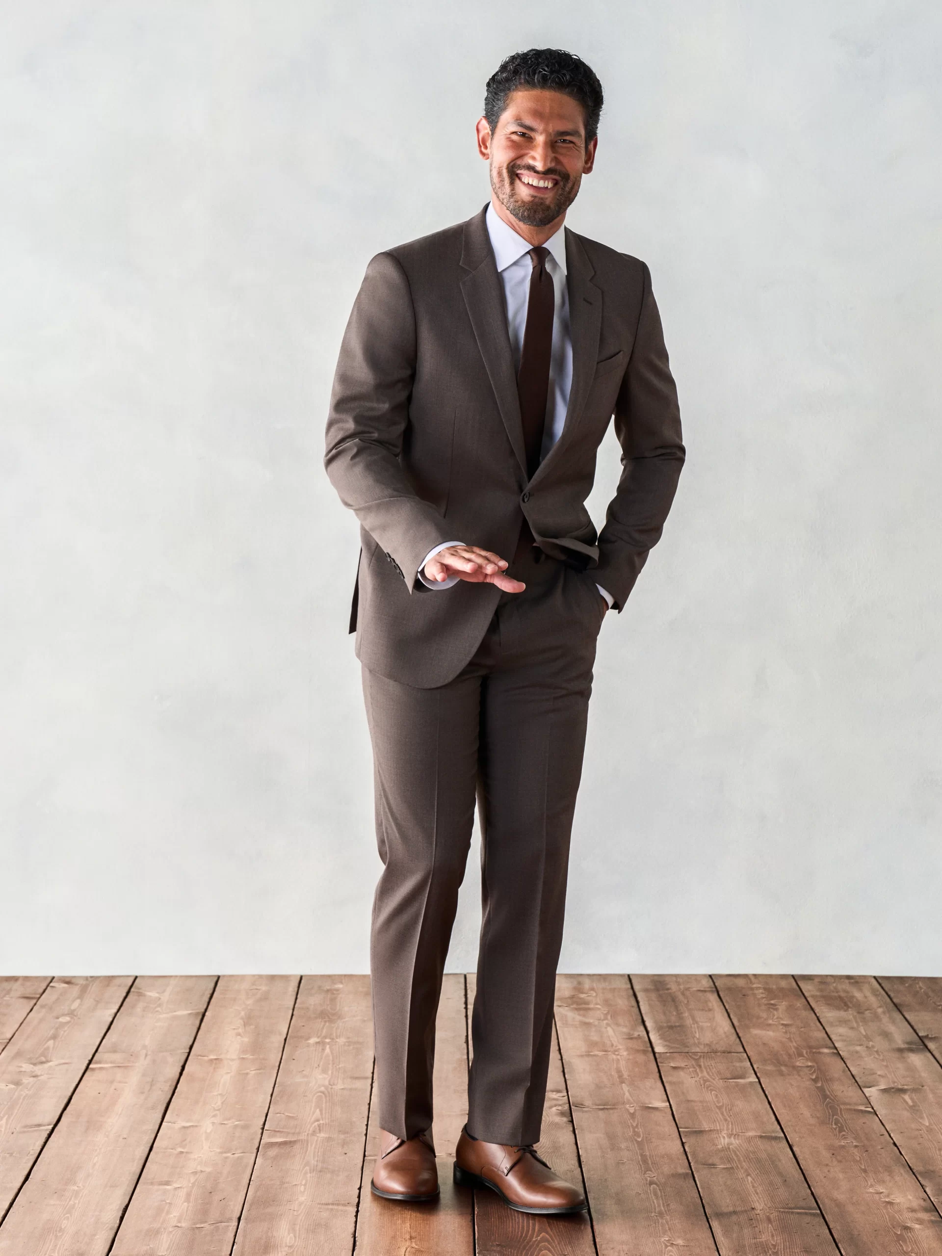 Here's Where to Get a Brown Suit for a Wedding | Emmaline Bride Here's Where to Get a Brown Suit for a Wedding | Emmaline Bride