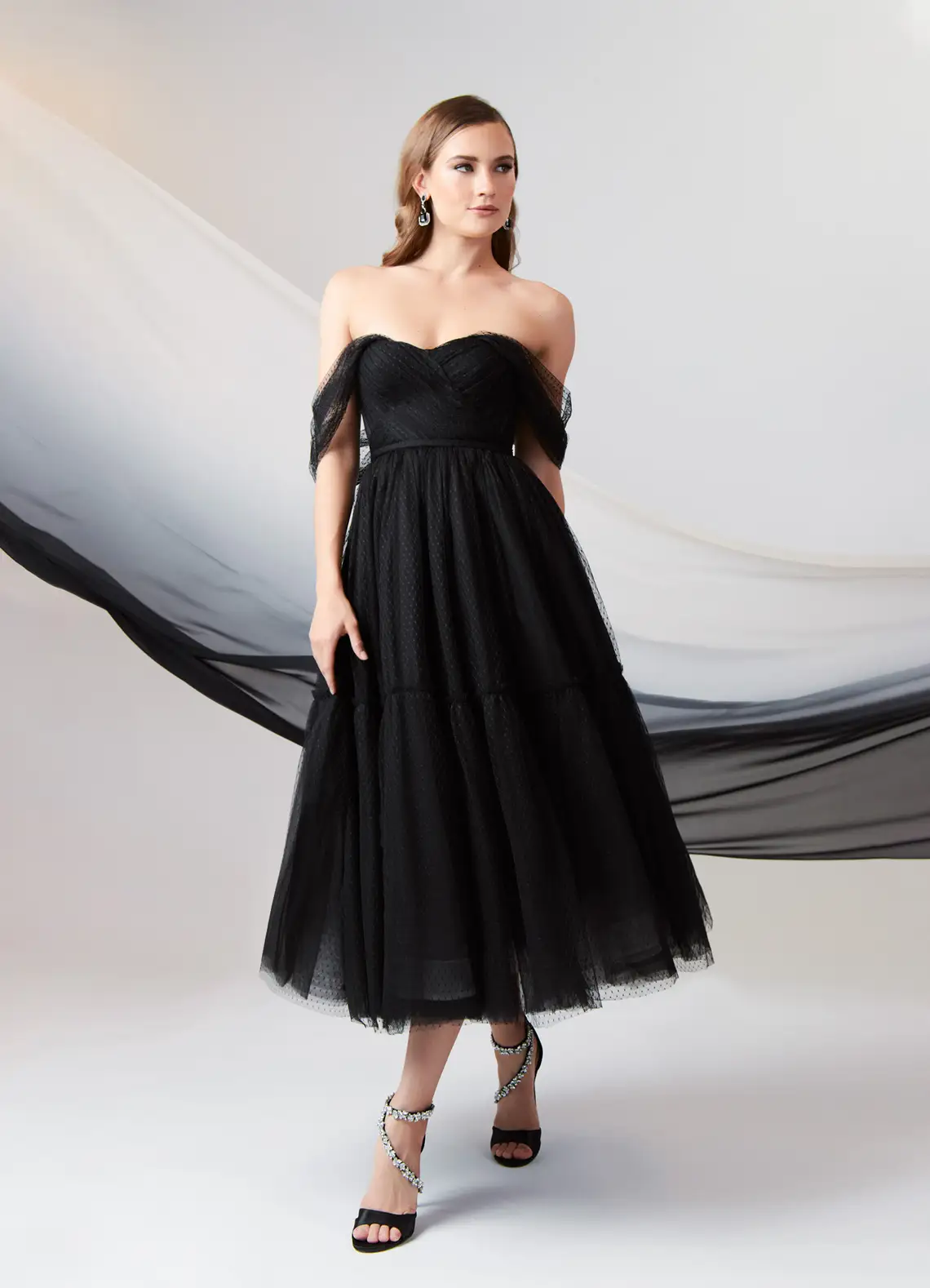 little black wedding dress ZELDA Formal Dress main image 1