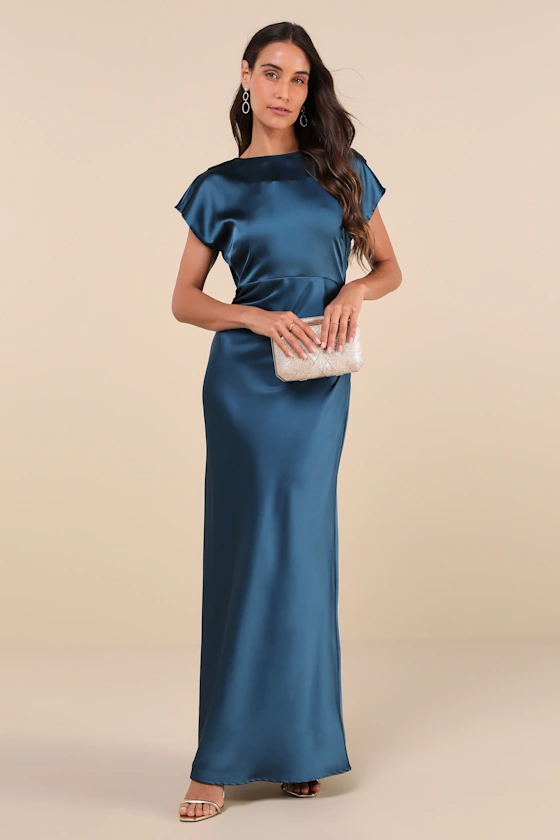 green emerald velvet dress V Neck Mother of The Groom Dress with Sleeves 2025 Chiffon Lace High Low  Formal Evening Dresses Aqua at Amazon Women's Clothing store main image 1