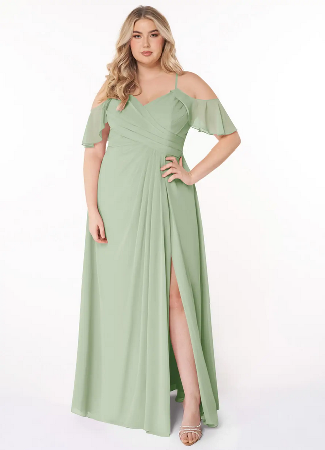 princess polly baby blue dress How to Find the Perfect Bridesmaid Dress for Your Body Type main image 0
