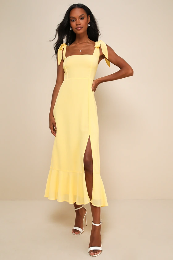 matte satin rose gold bridesmaid dress Mustard Yellow Bridesmaid Dresses Mermaid Mismatched – Lisposa main image 0