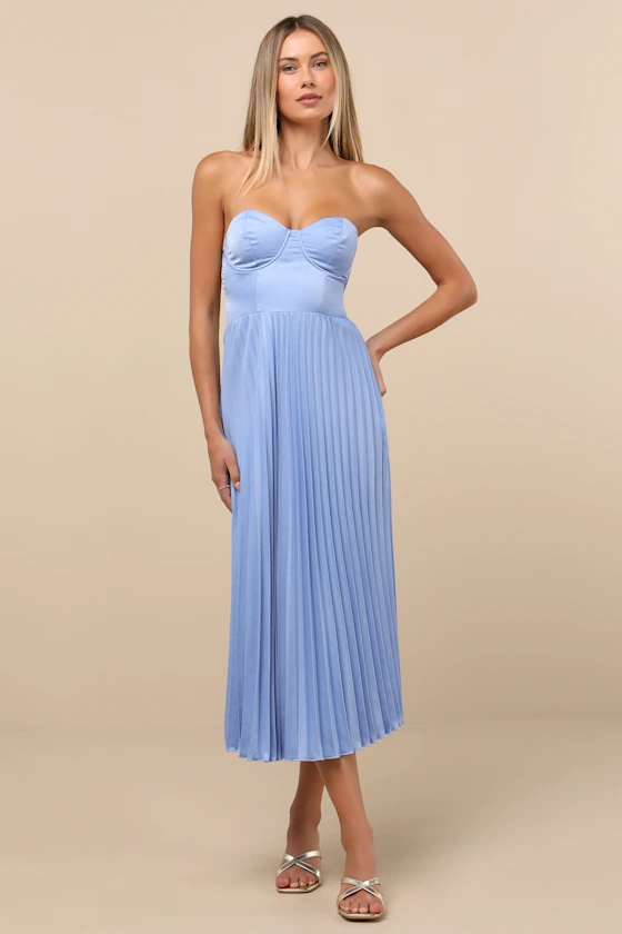 princess polly baby blue dress Where Does The Bachelorette Get Her Dresses? main image 0