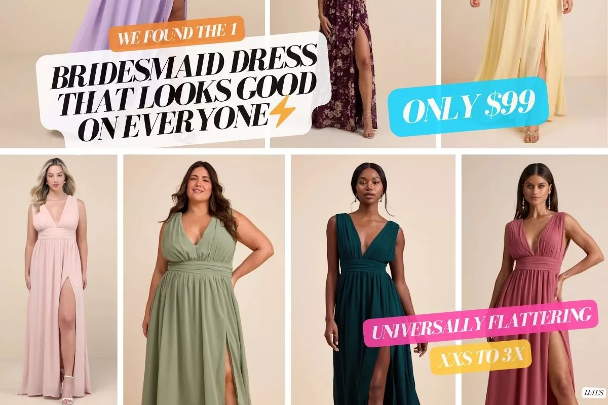 Bridesmaid Dress That Looks Good on Everyone (Under $100)