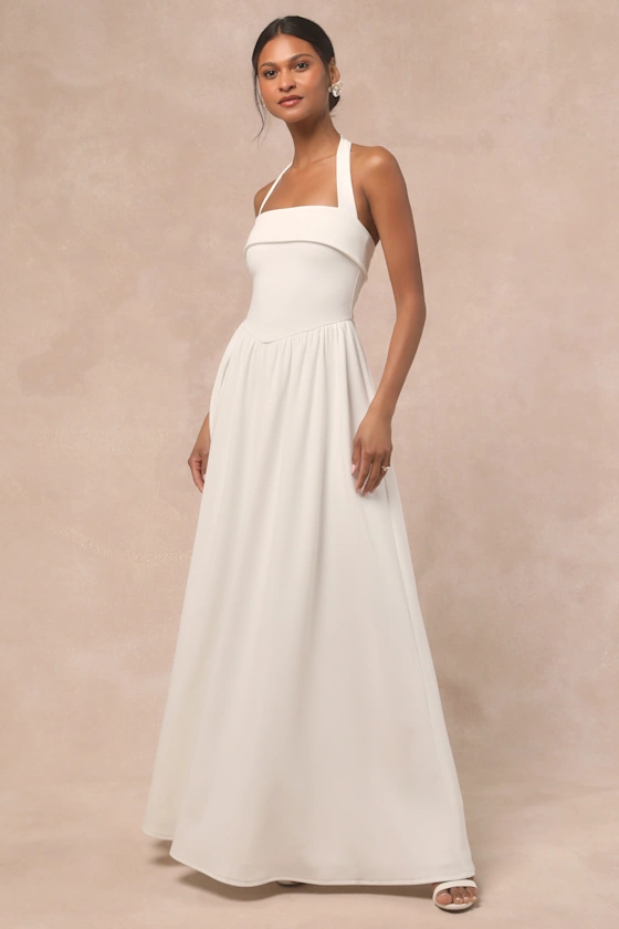 Basque Waist Wedding Dresses That Fit + Flatter: Drop Waist Bridal Gowns