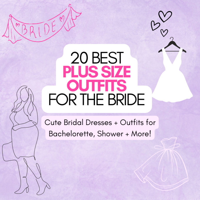 20 Plus Size Bachelorette Outfits for the Bride That Flatter + Fit