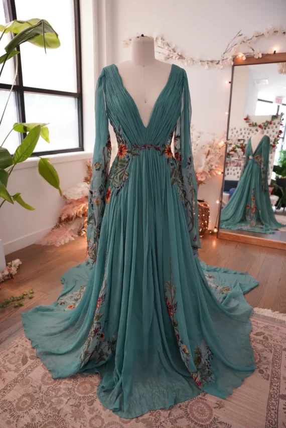 non white casual wedding dresses Colored Wedding Dresses for the Non-Traditional Bride