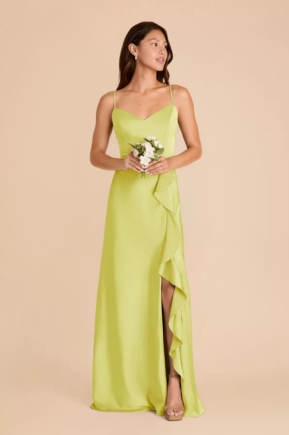 yellow green bridesmaid dresses Yellow Floor Length Mismatched Bridesmaid Dresses, Dress B