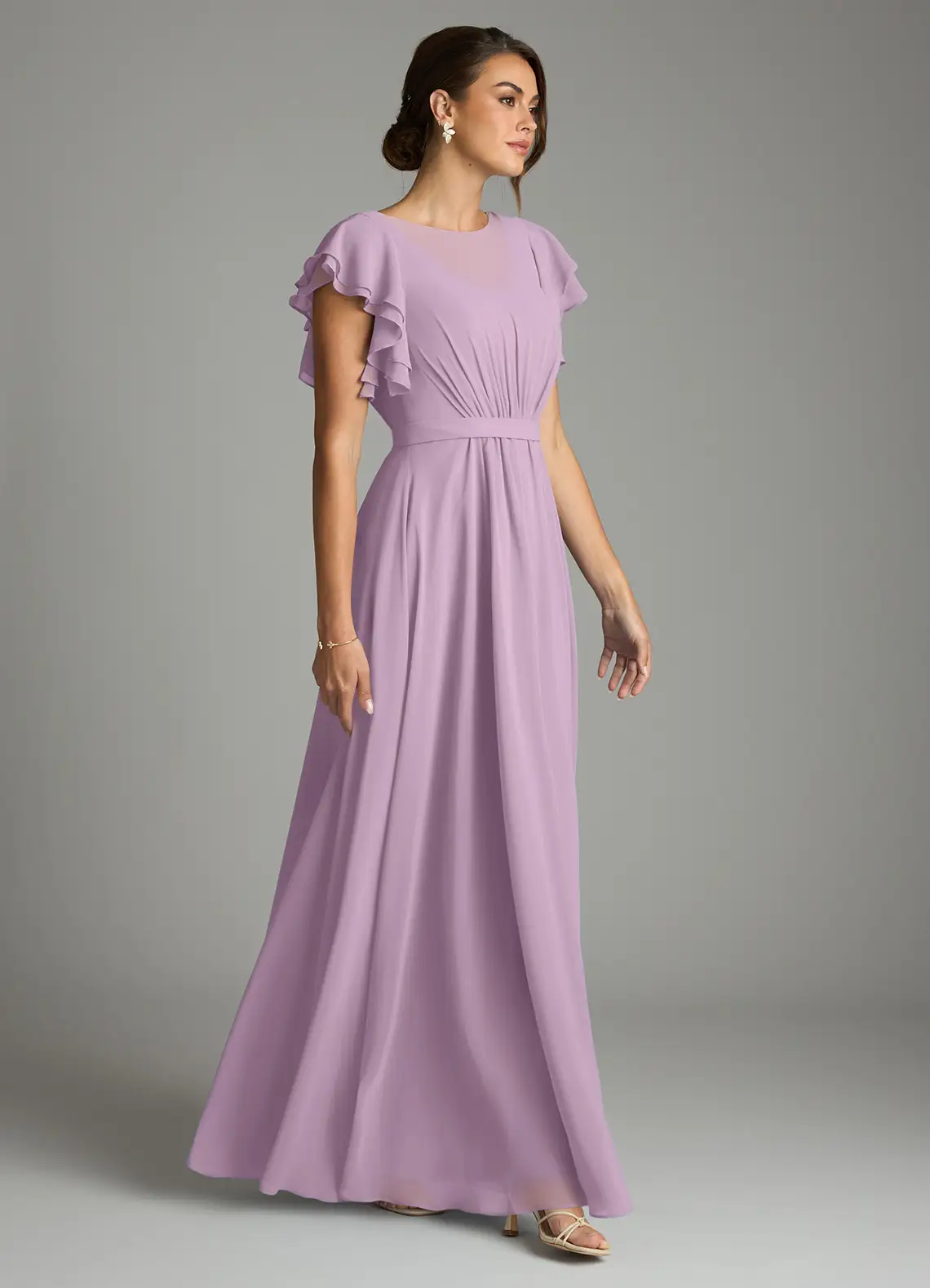 sachin and babi light blue dress Best Chiffon Bridesmaid Dresses That Are Cool for Hot Weather (Top Picks)