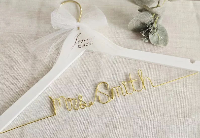 Best Personalized Wedding Dress Hangers That Won't Damage Your Dress Best Personalized Wedding Dress Hangers That Won't Damage Your Dress