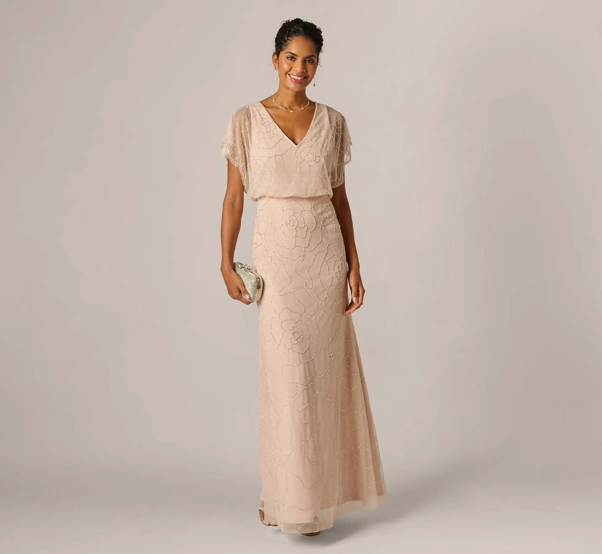 elegant mother of groom dress Elegant Floor-Length A-Line Princess Mother of the Bride & Groom Dresses  with Round Neck and Lace Appliques – misshow.com