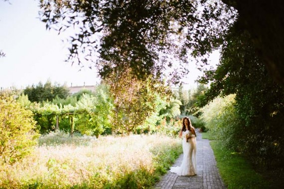 the bride | photo: adrian wood | real wedding in italy
