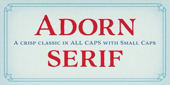 Adorn (by Laura Worthington) | The Best Wedding Font (+ Here's Why...) via EmmalineBride.com