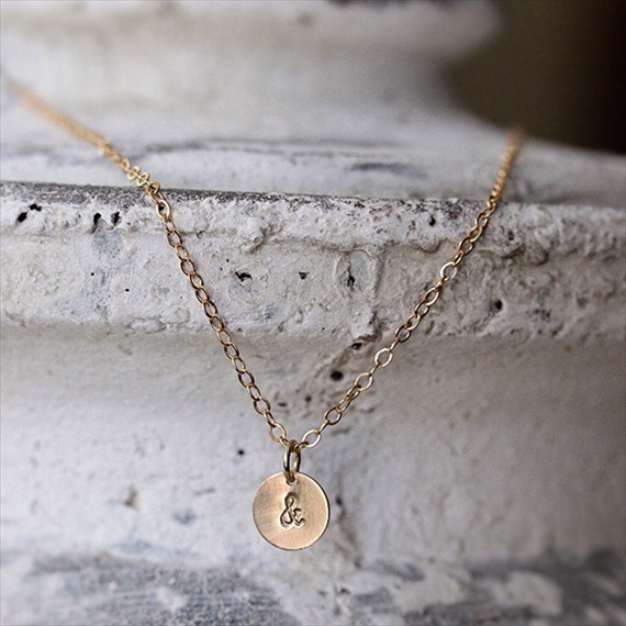 Ampersand Necklace by Andrea Bonelli Jewelry