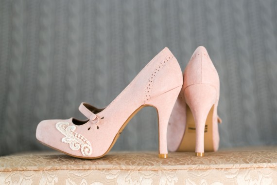 blush lace platforms wedding shoes for bride | via http://emmalinebride.com/bride/wedding-shoes-for-bride/
