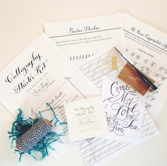 How to Calligraph:  Kits & Workshops