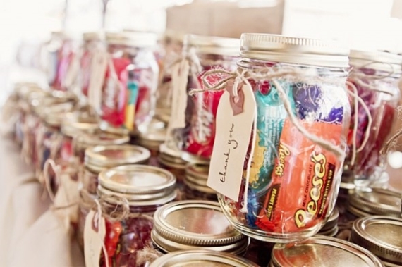 DIY Wedding Shower Party Favors 35-96 Perfectly Plain Glass Candy Jar 