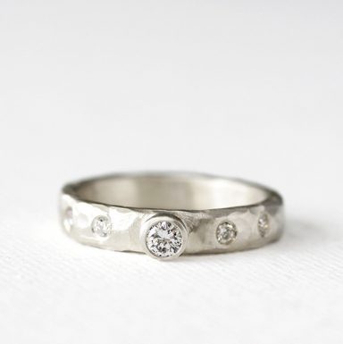 Rustic Diamond Ring - Rustic Theme