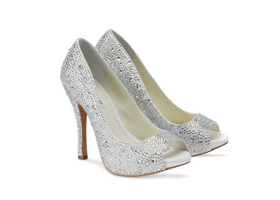 charley peep toe platform heel for bridal footwear