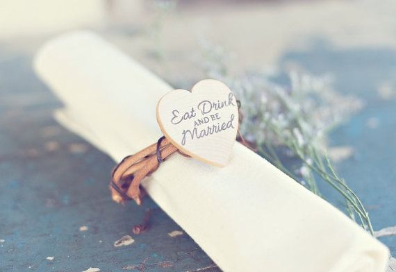 Napkin Rings for Weddings - napkin rings by pnz designs, photo by melania marta