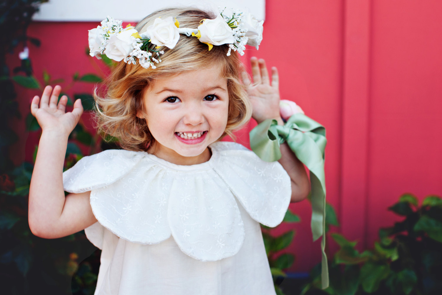 Petal Flower Girl Dress | Emmaline Bride Wedding Blog