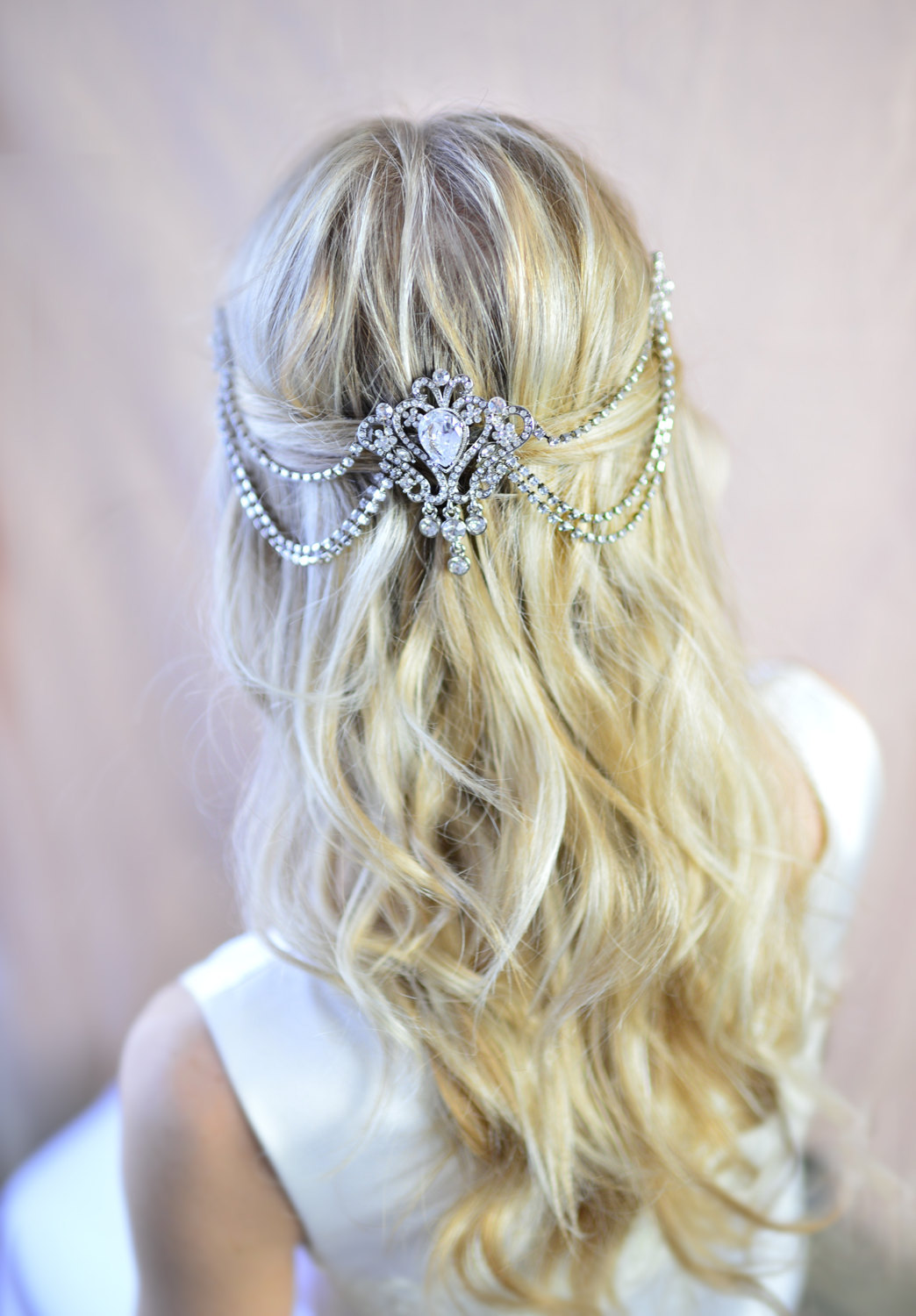grecian hair comb | what to wear instead of a veil