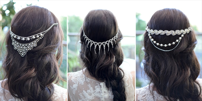 Boho Hair Accessories by J Arends Designs | photo: Glimpse Imaging 