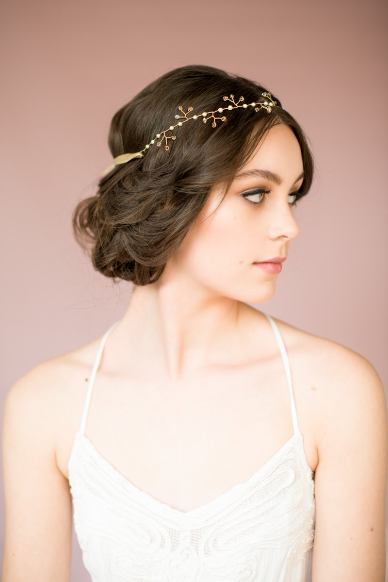 Bridal Headband with Veil or Without? | Emmaline Bride