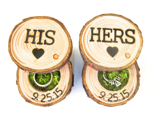 his and hers ring box