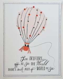 hot air balloon | #wedding Wedding Poster Ideas for (Easy!) Decor