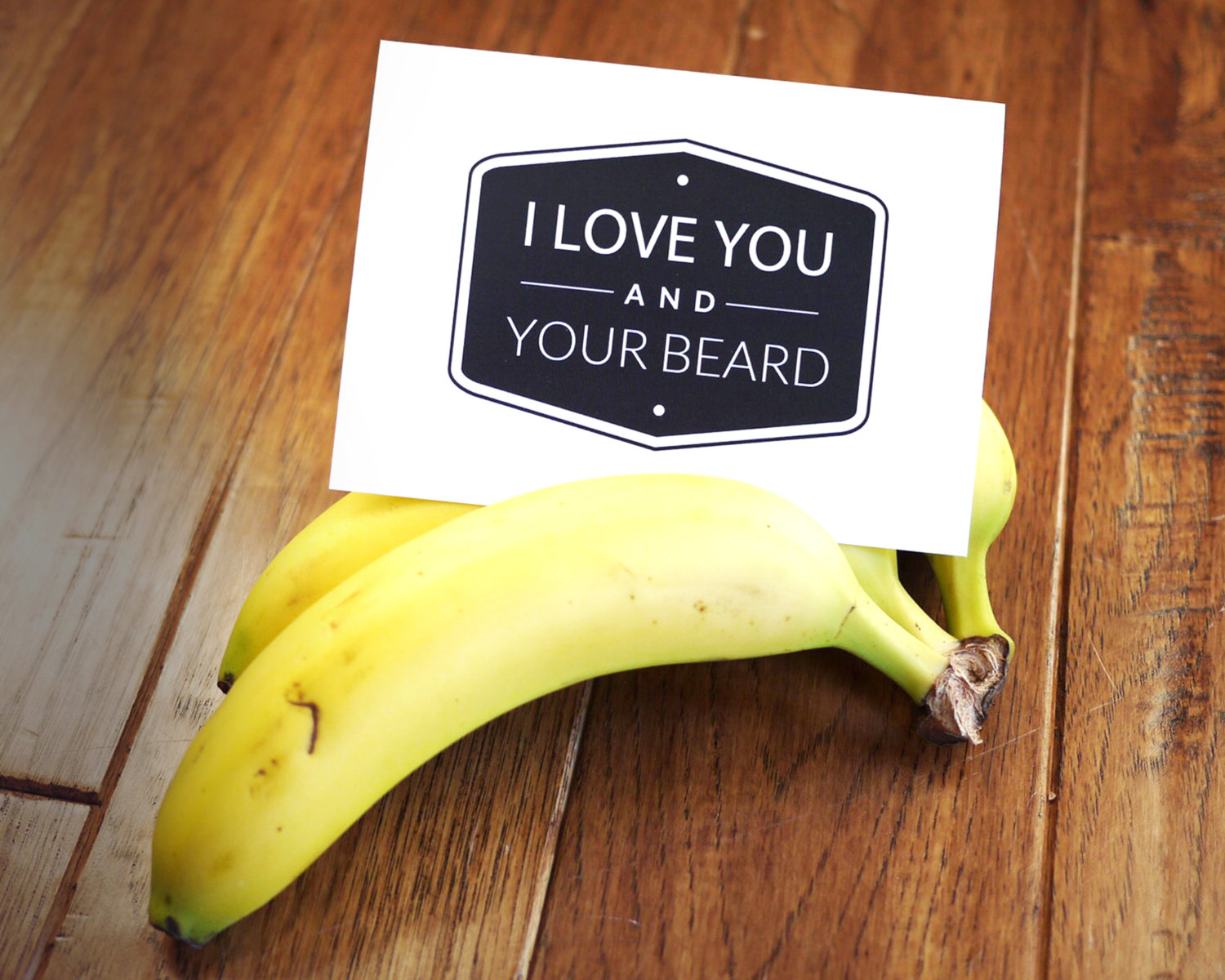 i love you and your beard - via funny valentine cards etsy from EmmalineBride.com