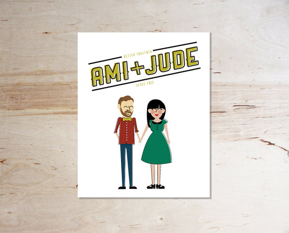 illustrated wedding invitation - 5 things to know about wedding invitations