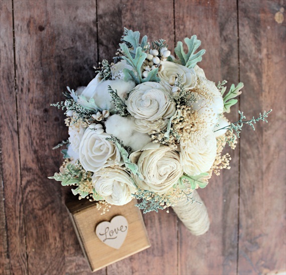 luxe handmade wedding bouquet