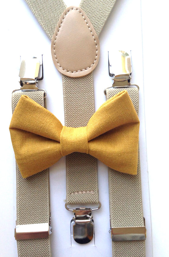 Bow Ties and Suspenders That Match Your Color Palette