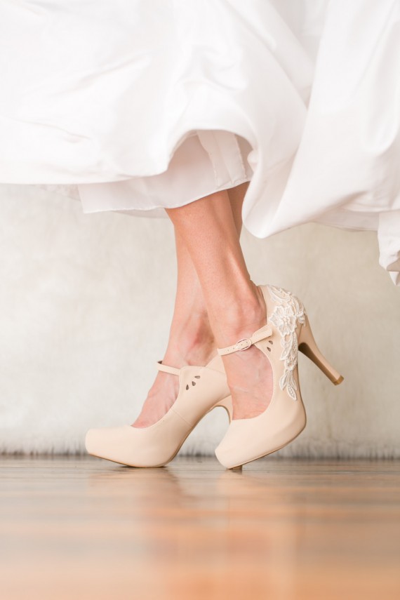 nude platform heels wedding shoes for bride | via http://emmalinebride.com/bride/wedding-shoes-for-bride/