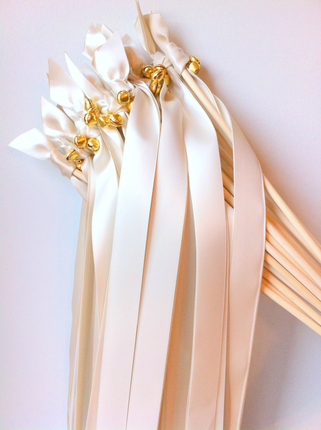 Ribbon Wands with Bells Ceremony Ideas Emmaline Bride