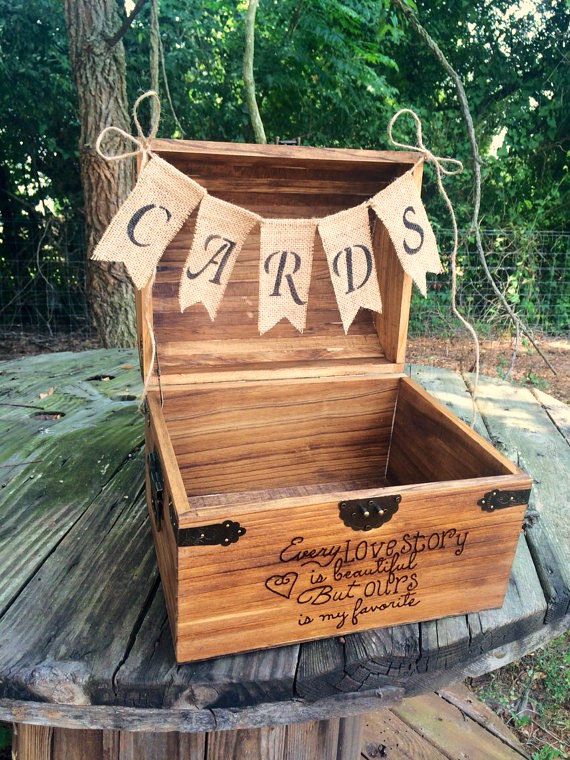 Rustic Wedding Card Box Photo Of The Day Emmaline Bride