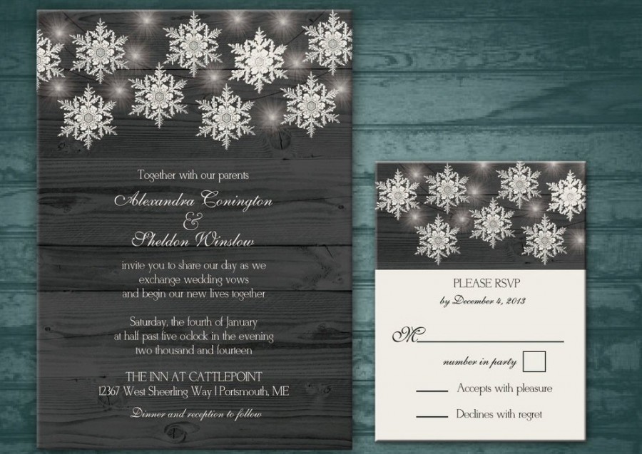 Winter Wedding Invitations? - Ask Emmaline