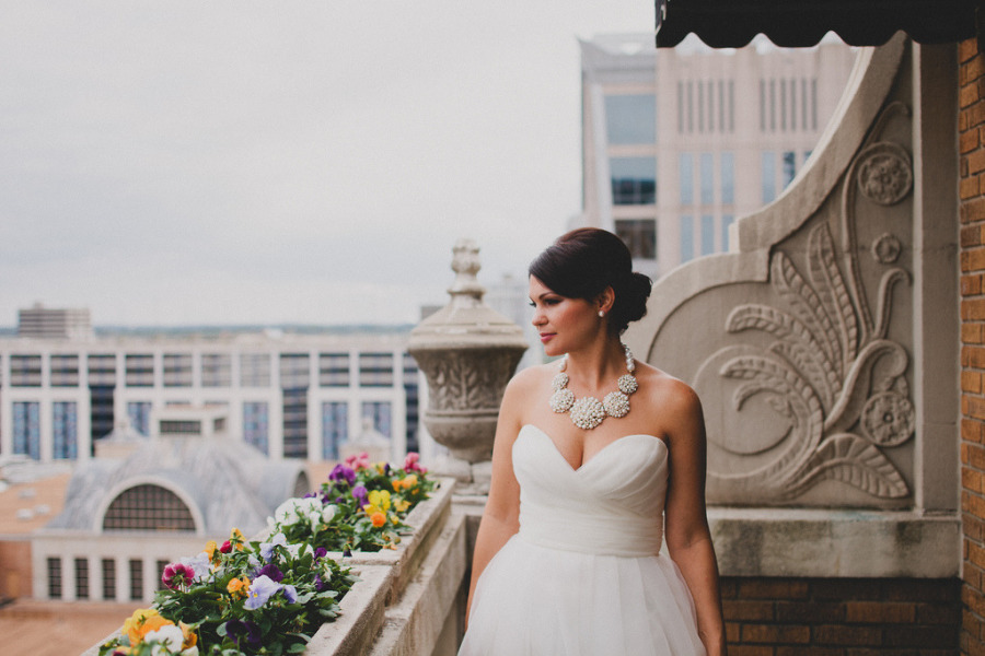 Wedding Dress with Statement Necklace? Emmaline Bride